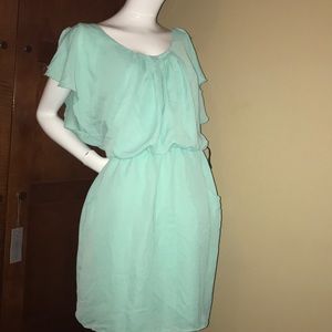 Large mint green dress